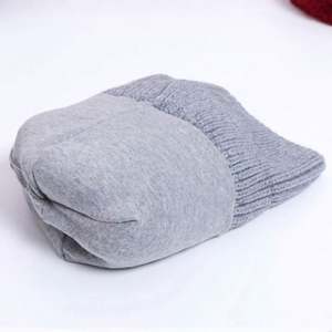 Adorable Gorro de Punto de Felpa para Niños con Estampado Digital, Tejido Común, Cálido para Otoño e Invierno - Product Image 4