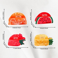 Fabrieksgroothandel Creatieve Koreaanse stijl verse fruit haar klauw clip hoofdband aangepaste logo dames achterhoofd opsteekkapsel haar accessoire