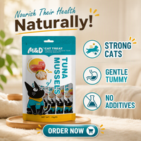 Friandises pour chats MAIDOU, à mâcher et à lécher, à base de poulet, sans céréales, riches en protéines, pour la santé de la peau et du pelage, soutien digestif et articulaire, pour petites races