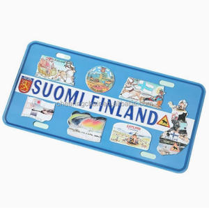 Plaque métallique gaufrée 3D personnalisée pour <span class=keywords><strong>moto</strong></span>, plaque de véhicule vierge pour la fête des pères. - Product Image 1