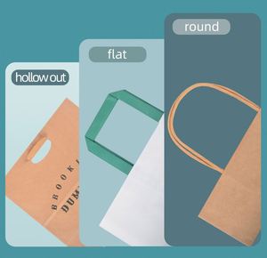 Bolsa de Papel Kraft Personalizada con Asa y Logotipo Propio - Product Image 4