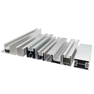 Nhà Máy Bán buôn có thể điều chỉnh nhôm <span class=keywords><strong>panel</strong></span> năng lượng mặt trời gắn hệ thống đường sắt với PV giữa kẹp và khung chân đế - Product Image 1