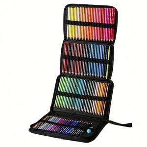 Lot de crayons de couleur hexagonaux professionnels en tilleul, 120 couleurs, avec emballage personnalisé et logo, certifiés EN71, pour artistes et écoles - Product Image 1
