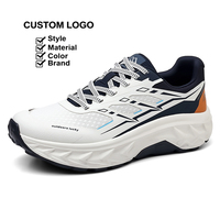 Chaussures de trail pour hommes, respirantes, en mesh, avec amorti, antidérapantes, pour la randonnée et le trekking, baskets athlétiques, logo personnalisé accepté