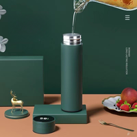 Bouteille d'eau isotherme en acier inoxydable de 500 ml avec affichage de la température, tasse thermos intelligente, gobelet de voyage isolé pour le bureau