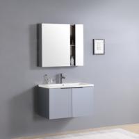 Wastafel kamar mandi kustom 60/100cm Vanity kamar mandi wastafel kamar mandi gantung dinding Hotel Modern dengan meja rias kabinet
