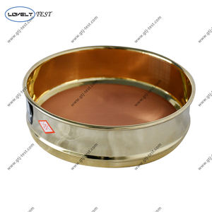 Penjualan Terbaik internasional 200mm 300mm baja tahan karat dan ayakan tembaga untuk laboratorium alat uji layar getar - Product Image 4