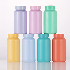 Flacone packer per pillole in PET colorato personalizzato da 150 cc con finitura collo 38-400 per capsule integratori polveri prodotto sanitario - Product Image 4