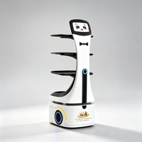 Robot de livraison de nourriture, robot d'accueil intelligent interactif, assistant marketing, robot humanoïde IA