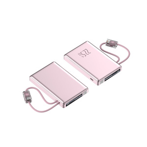 10000mAh Power Bank with Built-in Type-<b>C</b> Cables, 22.5W Fast <b>Charging</b> Metallic Finish Portable Charger with Digital Display - Product Image 5