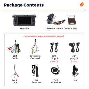 Mekede MS ระบบแอนดรอยด์14เครื่องเล่นมัลติมีเดียรถยนต์ระบบ8 + 256G 8core WIFI 4G แอนดรอยด์นำทาง GPS อัตโนมัติเครื่องเล่นมัลติมีเดียสำหรับ <span class=keywords><strong>BMW</strong></span> <span class=keywords><strong>E46</strong></span> 7นิ้ว - Product Image 3