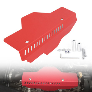 ที่ครอบป้องกันลูกรอกอลูมิเนียมอัลลอยด์สีแดงสำหรับ Subaru WRX STI 02-14 BOLT-ON - Product Image 1