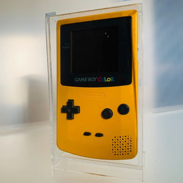 Custom Transparent Acrylic Box GBC Game Boy Color System Protective Acrylic case Display Box