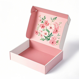 Luxury Pink Small Business Clothing <b>Box</b> Rigid Flap Open Magnetic Folding Embossing <b>Socks</b> Packaging Gift <b>Box</b> Paper Boxes - Product Image 5