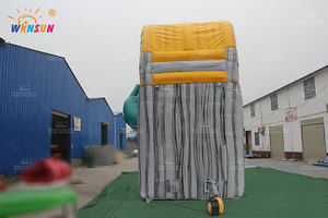 Toboggan gonflable sur le thème du parc de jeux personnalisé, griffe de dinosaure, PVC, toboggan sec gonflable - Product Image 4