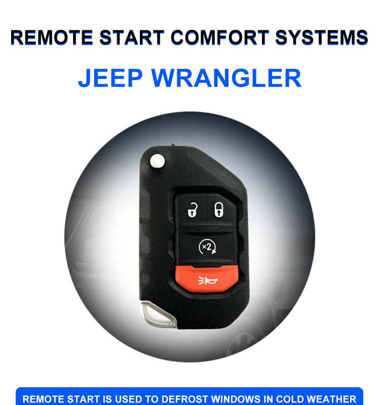 5pcs 6 Buttons Jeep Wrangler Remote Car Smart Key Mopar Performance Parts