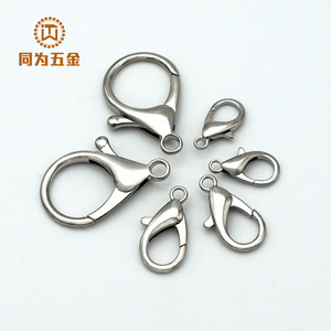 Cierre de Langosta de Aleación de Zinc de 12mm, Chapado, para Joyería, Collares, Pulseras, Accesorios DIY - Product Image 1