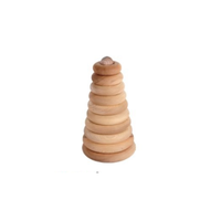 Holz-Stapelturm Montessori-Spielzeug Stapelbare Pyramide Kinderspielzeug Geburtstagsgeschenk