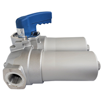 Nouvelle garantie de qualité JUNWAVE Filtre à huile hydraulique duplex industriel Filtration des particules Garantie 1 an