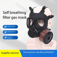 Masque tactique anti-buée à gaz Tpr OEM en stock