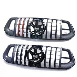 Calandre avant aspect ABS de haute qualité, installation facile, garantie 1 an pour <span class=keywords><strong>Mercedes</strong></span>-Benz <span class=keywords><strong>Classe</strong></span> GLC W253 X253 GLC43 GLC200 GLC250 - Product Image 3