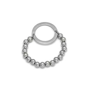 Fashion <b>Beaded</b> <b>Bracelet</b> 316L Stainless Steel PVD <b>Gold</b> Plating Sustainable Resistant - Product Image 1