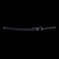 Épée artisanale Dark King Come Sword de 26 pouces, thème noir, décorative, de collection, non affûtée, pour exposition, vente en gros