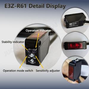 Photocellule DC12-24V Sortie NPN Barrière Lumineuse 2m Distance de Détection pour Automatisation/E3Z-R61 <span class=keywords><strong>Interrupteur</strong></span> Électrique Réfléchissant - Product Image 2