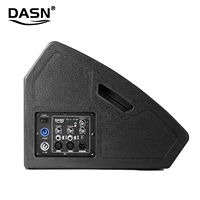 DASN MS12DE 2400W 12 pouces DSP Active Coaxial Woofer Bois Son puissance scène studio Bande DJ Chanteur Moniteur Professionnel Haut-parleurs