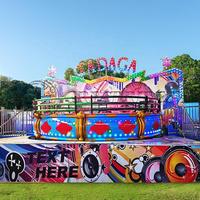 Prix d'usine de haute qualité Thrill Mechanical Amusement Park Ride Disco Turntable 24 Sièges Crazy Disco Tagada Pour la vente en gros