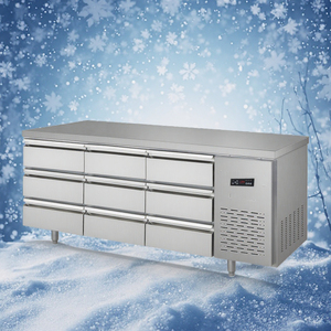 <b>Freezer</b> Refrigerator Dual Airbag Sealing Micro-Pore Foam Layer Smart Temperature Control Air Cooling 2-Door for Restaurant Use - Product Image 4