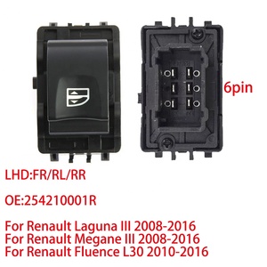 Bouton de commande de lève-vitre électrique Q Auto Switch LHD 254000006R 254210001R 254000015R pour Renault Fluence <span class=keywords><strong>Megane</strong></span> Laguna - Product Image 6