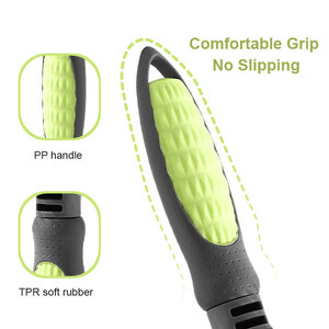 High Quality Luxury <b>Self</b> <b>Cleaning</b> Automatic Dog Shaving <b>Brush</b> Pet Grooming Comb with Stainless Steel & ABS Material - Product Image 4