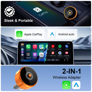 อะแดปเตอร์พกพา K551 สำหรับ CarPlay และ Android <span class=keywords><strong>Auto</strong></span> รองรับ <span class=keywords><strong>IOS</strong></span> และการสะท้อนหน้าจอรถยนต์ - รับประกัน 1 ปี - Product Image 3