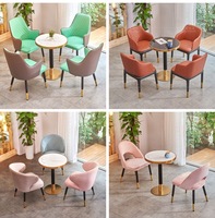 Mesa de Comedor de Piedra Sinterizada Comercial, Tamaño y Color Personalizados para Restaurante, Cafetería, Hotel