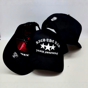 Casquette <span class=keywords><strong>de</strong></span> baseball personnalisée en <span class=keywords><strong>PVC</strong></span>, 6 panneaux, ajustable, unisexe, décontractée, tendance, toutes saisons, style Ins 31 Uncle Hu Zi - Product Image 3