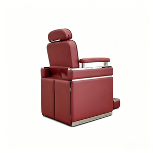 Lit de lavage électrique inclinable réglable pour salon de coiffure, couleur bordeaux, avec bac à <span class=keywords><strong>shampoing</strong></span> intégré, pour spa capillaire, vente en gros - Product Image 2