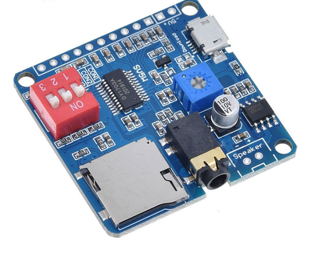 MP3 Player - Trigger Playback - Serial Port Control Playback - DYSV5W Voice Playback Module