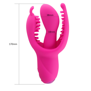 <span class=keywords><strong>Rampant</strong></span> Bunny Vibrator 10 Funktionen Flexibles Silikon Wasserdichtes <span class=keywords><strong>Rabbit</strong></span>-Vibrationsgerät für Frauen Metallisches Design Geräuscharm - Product Image 5