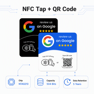 Support de révision NFC avec puce NTAG213, plaque de révision sans contact avec QR Code pour restaurants, hôtels, commerces de détail - Product Image 5