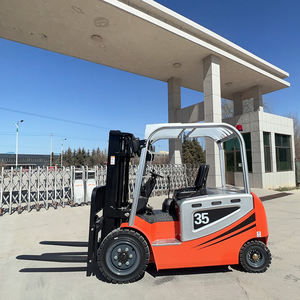 Carretilla elevadora eléctrica de largo alcance extra batería de alta capacidad 2T 2,5 T 3t suspensión de <span class=keywords><strong>4</strong></span> puntos de fabricación OEM - Product Image 6