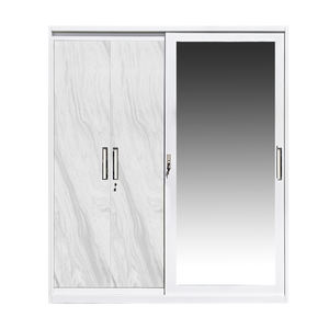 ตู้เสื้อผ้าเหล็กพร้อมล็อคตู้เสื้อผ้าเหล็กสำหรับห้องนอนขนาดศรีลังกา - Product Image 3