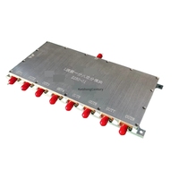 Divisor de Potencia de Banda L de 1 a 8 Módulos de Alimentación de 1.0-2.0GHz con Pérdida de Inserción de 11dB y VSWR de 1.5
