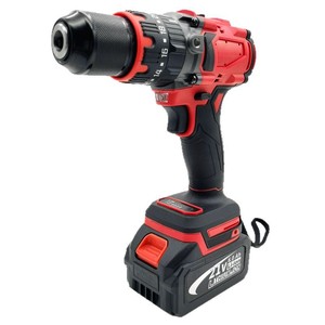 Lithium Electric Drill 21V Brushless Motor Variable Speed Cordless <b>Power</b> <b>Tool</b> With Two Batteries And Charger For Household Use - Product Image 4