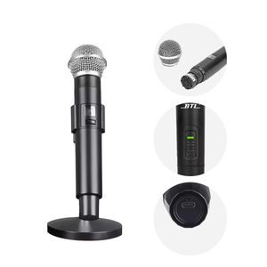 Microphone à cordons personnalisable support de table de conférence de studio bon marché pour microphone sans fil - Product Image 6