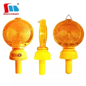 Cone Top Flashing Construction Safety Lights Automatic Flashing Barricade Light Led Traffic Light Barricade Warning Lamp