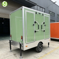 Goeasy Wholesale Modern Design Double Cabin Modular Outdoor Portable Toilet Steel Restroom Trailers
