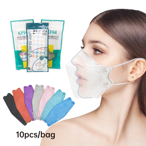 Trẻ em Người lớn kf94 Mặt Nạ 3D Hàn Quốc mặt nạ kf94 4 lớp dân sự an toàn dùng một lần liễu hình bụi che mặt nạ - Product Image 6