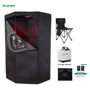 Yeni Tasarım Katlanabilir Spa Buhar <span class=keywords><strong>Sauna</strong></span> Odası Çadırı 1 Kişilik İç Mekan Tam Vücut Taşınabilir Buhar Saunası ve Ocak - Product Image 3