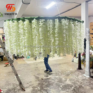 Decoración de Techo para Eventos y Banquetes LEDA, Flores Artificiales, Guirnalda de Flores de Glicinia para Bodas - Product Image 3